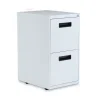 File Pedestal, Left Or Right, 2 Legal/letter-Size File Drawers, Light Gray, 14.96″ X 19.29″ X 27.75″