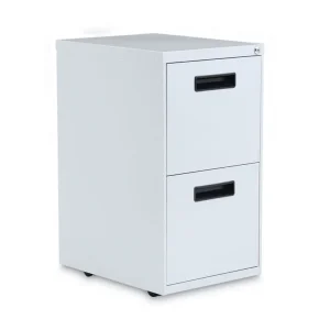 File Pedestal, Left Or Right, 2 Legal/letter-Size File Drawers, Light Gray, 14.96″ X 19.29″ X 27.75″