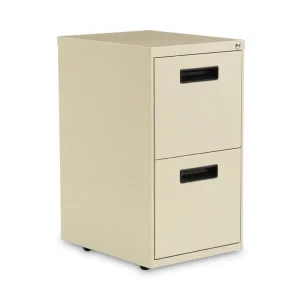 File Pedestal, Left Or Right, 2-Drawers: Box/file, Legal/letter, Putty, 14.96″ X 19.29″ X 21.65″