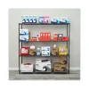 BA Plus Wire Shelving Kit, Four-Shelf, 72w x 24d x 72h, Black Anthracite Plus - Image 3