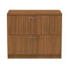 Alera Valencia Series Lateral File, 2 Legal/letter-Size File Drawers, Modern Walnut, 34″ X 22.75″ X 29.5″