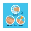 Mini First Aid To Go Kit, 12 Pieces, Plastic Case - Image 2
