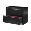 Lateral File Cabinet, 2 Letter/Legal/A4-Size File Drawers, Black, 36 x 18.62 x 28 - Image 2