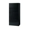 Lateral File, 4 Legal/Letter-Size File Drawers, Black, 30″ x 18.63″ x 52.5″