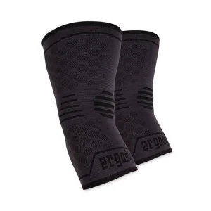 ProFlex 651 Elbow Compression Sleeve, Large, Gray/Black, Ships in 1-3 Business Days