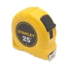 Power Return Tape Measure, Plastic Case, 1" x 2 5ft, Yellow - Image 2