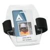 Squids 3386 Arm Band ID Badge Holder, Horizontal, 4 x 2.5, Black/Clear, , Ships in 1-3 Business Days