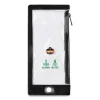 Squids 3760 Phone Pouch + Trap for Plus Size Phones, Clear/Black, Ships in 1-3 Business Days