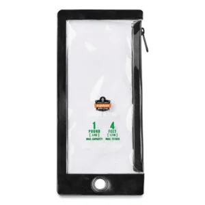Squids 3760 Phone Pouch + Trap for Plus Size Phones, Clear/Black, Ships in 1-3 Business Days
