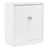 Assembled 42″ High Heavy-Duty Welded Storage Cabinet, Two Adjustable Shelves, 36w X 18d, Putty