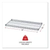Industrial Wire Shelving Extra Wire Shelves, 36w X 18d, Silver, 2 Shelves/carton - Image 2