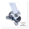 Optional Casters for Wire Shelving, Grip Ring Type K Stem, 4″ Wheel, Black/Silver, 4/Set (2 Locking) - Image 4