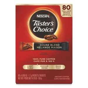 Taster’s Choice Stick Pack, House Blend, 80/box