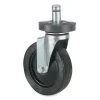 Casters for Height-Adjustable Table Bases, Grip Ring Stem, 2″ Wheel, Black, 4/Set - Image 3