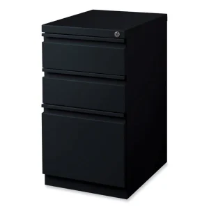 Full-Width Pull 20 Deep Mobile Pedestal File, Box/Box/File, Letter, Charcoal, 15 x 19.88 x 27.75, Ships in 4-6 Business Days