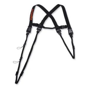 Squids 3132 Barcode Scanner Lanyard Harness, Large: 20" Arm Strap, 43" Long Lanyard Strap, Black, Ships in 1-3 Business Days