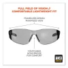Skullerz Saga Frameless Safety Glasses, Black Nylon Impact Frame, AntiFog Indr/Outdr Polycarb Lens,Ships in 1-3 Business Days - Image 2