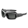 Skullerz Loki Safety Glasses/Goggles, Matte Gray Nylon Impact Frame, Polarized Smoke Polycarb Lens,Ships in 1-3 Business Days - Image 3