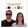 Skullerz Saga Frameless Safety Glasses, Black Nylon Impact Frame, Anti-Fog Clear Polycarb Lens, Ships in 1-3 Business Days - Image 3