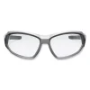 Skullerz Loki Safety Glasses/Goggles, Matte Gray Nylon Impact Frame, Anti-Fog Clear Polycarb Lens, Ships in 1-3 Business Days