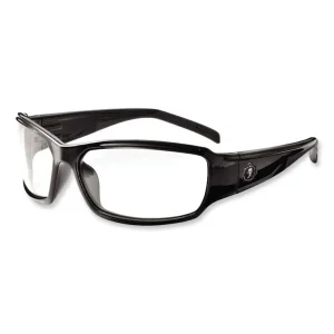 Skullerz Thor Safety Glasses, Black Nylon Impact Frame, Anti-Fog Clear Polycarbonate Lens, Ships in 1-3 Business Days