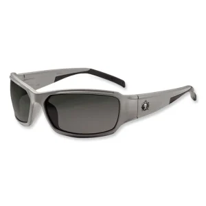 Skullerz Thor Safety Glasses, Matte Gray Nylon Impact Frame, Polarized Smoke Polycarbonate Lens, Ships in 1-3 Business Days