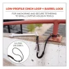 Squids 3105 Tool Lanyard w/Aluminum Carabiner+Cinch-Loop, 15 lb Max Work Cap, 32″ to 48″, Black, Ships in 1-3 Business Days - Image 3