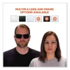 Skullerz Vali Frameless Safety Glasses, Matte Black Nylon Impact Frame, Clear Polycarbonate Lens, Ships in 1-3 Business Days - Image 2
