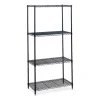 Industrial Wire Shelving, Four-Shelf, 36w x 18d x 72h, Metallic Gray, Ships in 1-3 Business Days