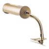 Brass Reading Light, Gooseneck, 10″ High, Gold, Ships in 1-3 Business Days