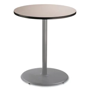 Cafe Table, 36″ Diameter x 42h, Round Top/Base, Gray Nebula Top, Gray Base, Ships in 7-10 Business Days