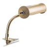 Brass Reading Light, Gooseneck, 10″ High, Gold, Ships in 1-3 Business Days - Image 3