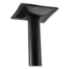 Cafe Table, 36w x 36d x 30h, Square Top/Round Base, Gray Nebula Top, Black Base, Ships in 7-10 Business Days - Image 2