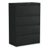 Lateral File, 4 Legal/Letter-Size File Drawers, Black, 36″ x 18.63″ x 52.5″