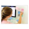 100% Recycled Paper Super Sticky Notes, 3″ x 3″, Wanderlust Pastels, 70 Sheets/Pad, 5 Pads/Pack - Image 3