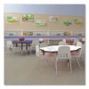 Markerboard Activity Tables, Square, 48″ x 48″ x 19″ to 29″, White Top, Black Legs, 4/Pallet, Ships in 4-6 Business Days - Image 2