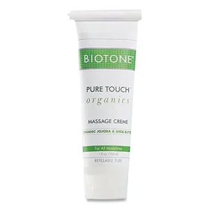 Pure Touch Organics Massage Creme, 7 Oz Tube, Unscented