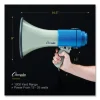 Megaphone, 12 W to 25 W, 1,000 yds Range, White/Blue - Image 3
