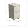 File Pedestal With Full-Length Pull, Left Or Right, 2 Legal/letter-Size File Drawers, Putty, 14.96″ X 19.29″ X 27.75″ - Image 3