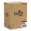 Bare Eco-Forward PLA Paper Hot Cups, 16 oz, Leaf Design, White/Green/Orange, 1,000/Carton - Image 3