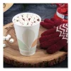 Bare Eco-Forward PLA Paper Hot Cups, 16 oz, Leaf Design, White/Green/Orange, 1,000/Carton - Image 2