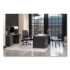 Cipher Mesh Back Guest Chair, 24.25″ x 24.13″ x 33.5″, Black Seat, Charcoal Back, Charcoal Base, Ships in 7-10 Business Days - Image 2