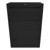 Brigade 700 Series Lateral File, 4 Legal/letter-Size File Drawers, Black, 36″ X 18″ X 52.5″ - Image 2