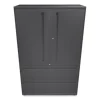 Brigade 700 Series Lateral File, Three-Shelf Enclosed Storage, 2 Legal/letter-Size File Drawers, Charcoal, 42″ X 18″ X 64.25″ - Image 3