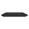 Center Drawer with Core Removable Locks, Metal, 24.75w x 14.75d x 3h, Charcoal - Image 3