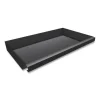 Center Drawer with Core Removable Locks, Metal, 24.75w x 14.75d x 3h, Charcoal - Image 2